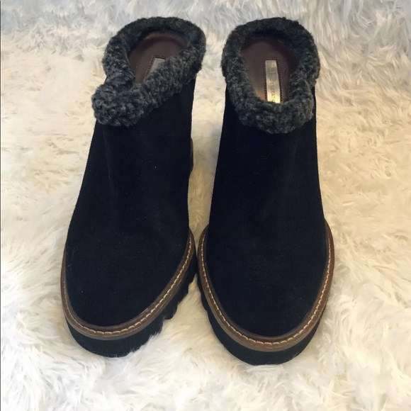 BCBGeneration Size 9 Nerissa Wedge Mules Black - Picture 2 of 11